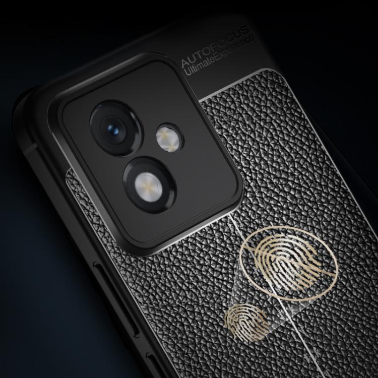 For Honor X60 GT Litchi Texture TPU Shockproof Phone Case - Black