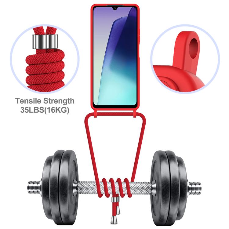 For Redmi 14C 4G / 14R 5G / A4 5G Integrated Card Bag Solid Color Liquid Silicone Phone Case with Lanyard