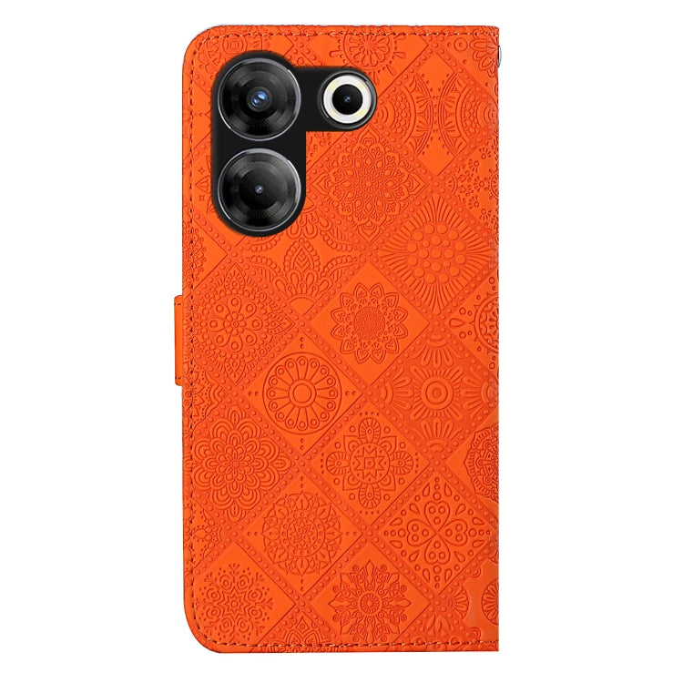 For Tecno Camon 20 Pro 5G Ethnic Style Embossed Pattern Leather Phone Case