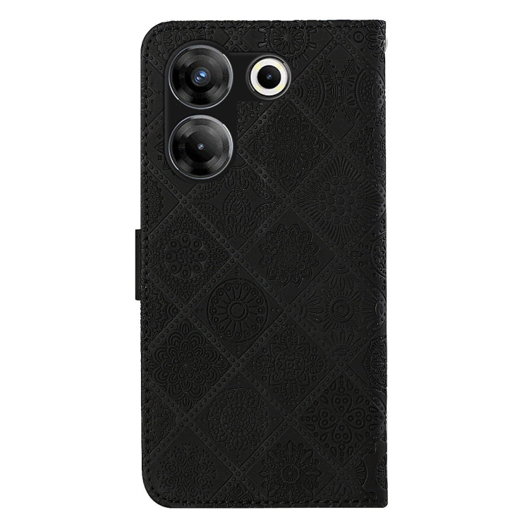 For Tecno Camon 20 Pro 5G Ethnic Style Embossed Pattern Leather Phone Case