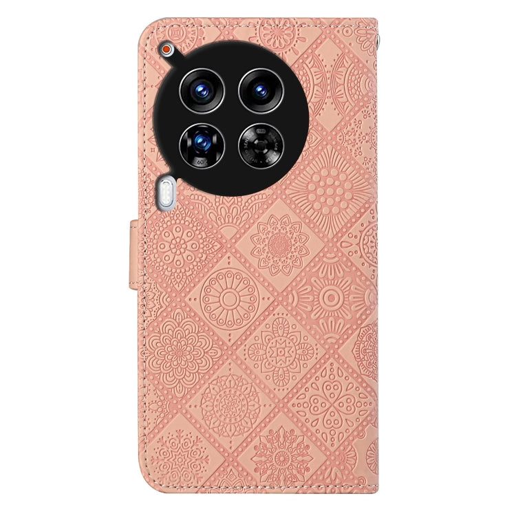 For Tecno Camon 30 4G / 5G Ethnic Style Embossed Pattern Leather Phone Case