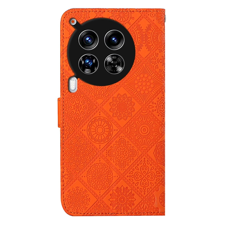 For Tecno Camon 30 4G / 5G Ethnic Style Embossed Pattern Leather Phone Case
