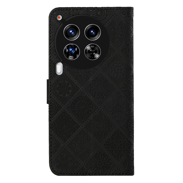 For Tecno Camon 30 4G / 5G Ethnic Style Embossed Pattern Leather Phone Case