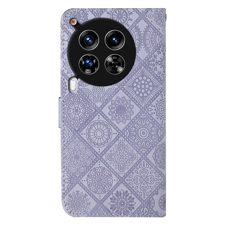 For Tecno Camon 30 4G / 5G Ethnic Style Embossed Pattern Leather Phone Case