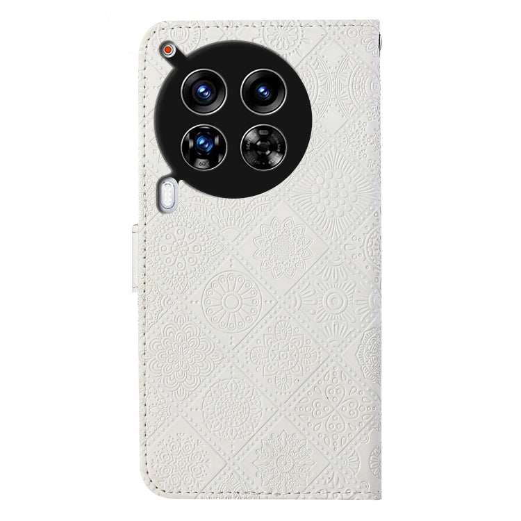 For Tecno Camon 30 Premier Ethnic Style Embossed Pattern Leather Phone Case