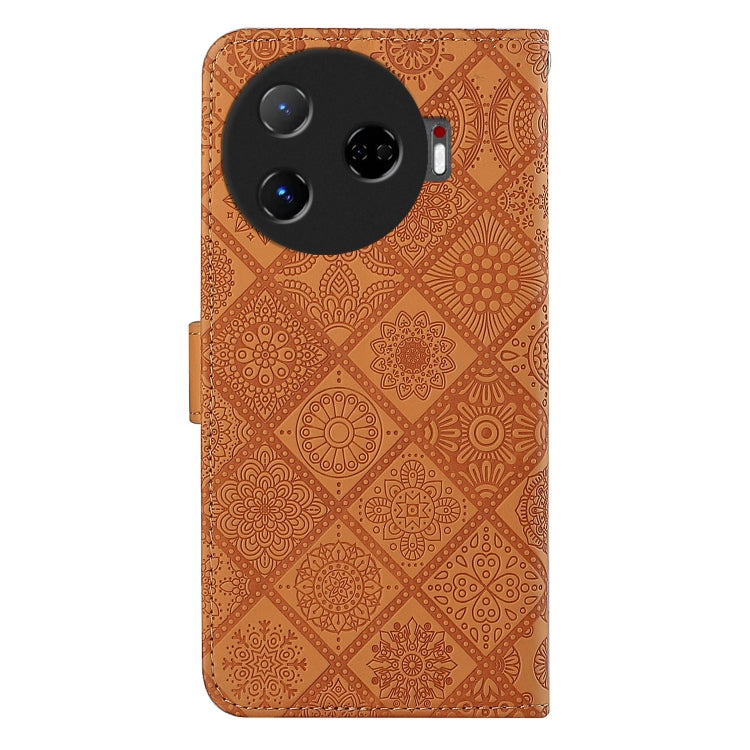 For Tecno Camon 30 Pro 5G Ethnic Style Embossed Pattern Leather Phone Case