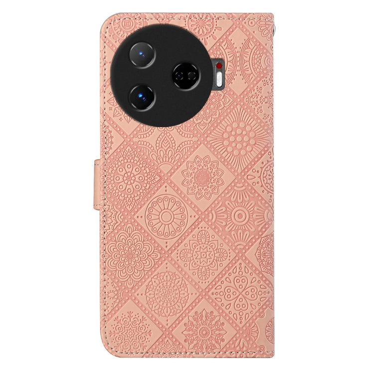For Tecno Camon 30 Pro 5G Ethnic Style Embossed Pattern Leather Phone Case