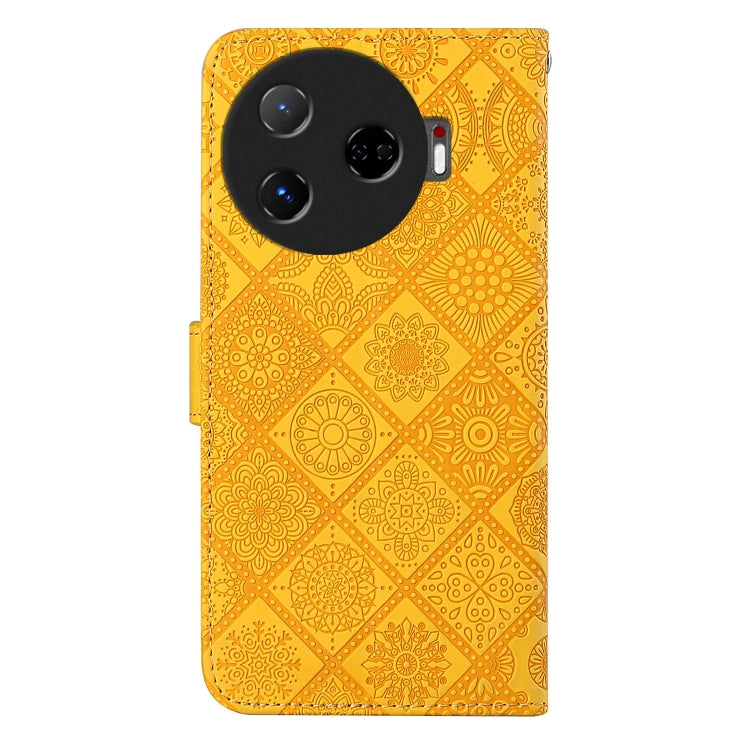 For Tecno Camon 30 Pro 5G Ethnic Style Embossed Pattern Leather Phone Case