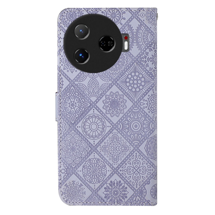 For Tecno Camon 30 Pro 5G Ethnic Style Embossed Pattern Leather Phone Case