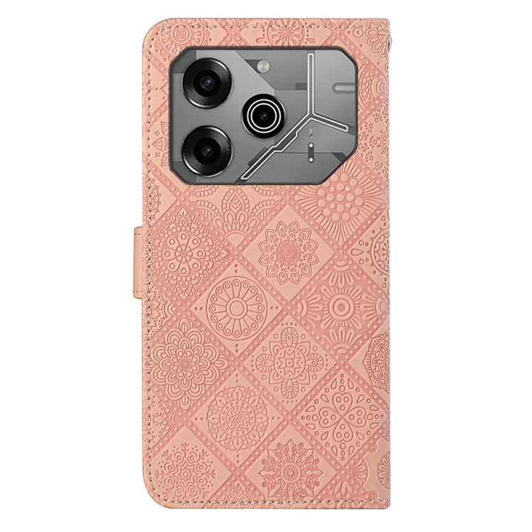 For Tecno Pova 6 / 6 Pro Ethnic Style Embossed Pattern Leather Phone Case
