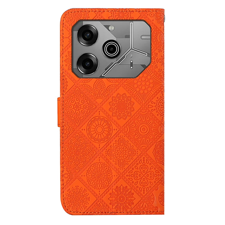 For Tecno Pova 6 / 6 Pro Ethnic Style Embossed Pattern Leather Phone Case