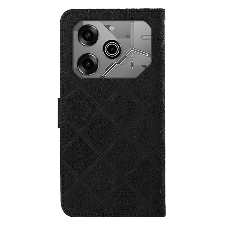 For Tecno Pova 6 / 6 Pro Ethnic Style Embossed Pattern Leather Phone Case