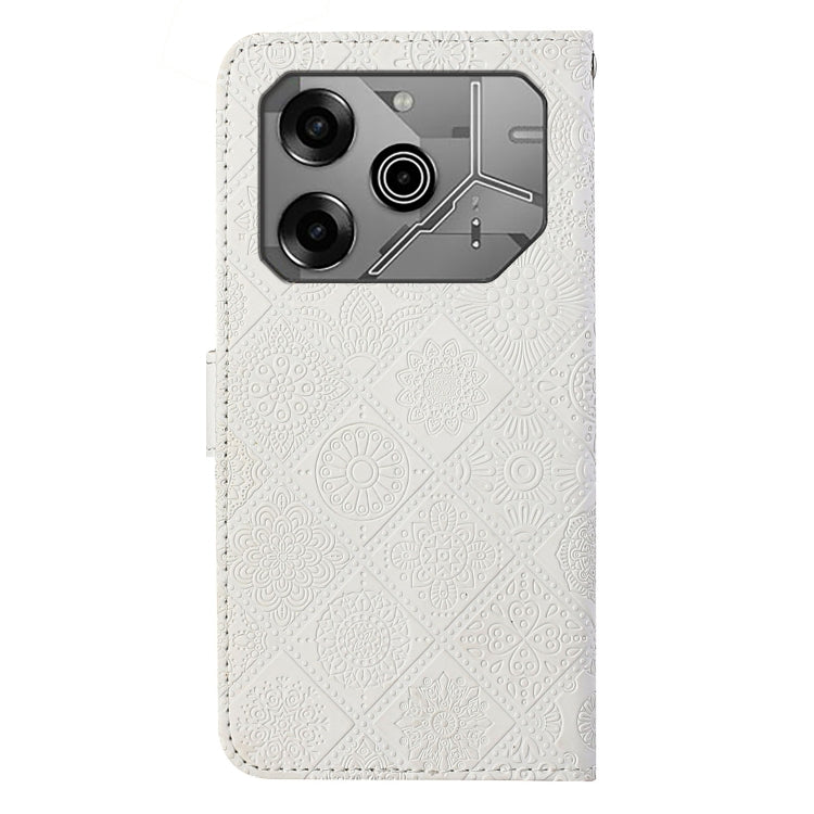For Tecno Pova 6 / 6 Pro Ethnic Style Embossed Pattern Leather Phone Case