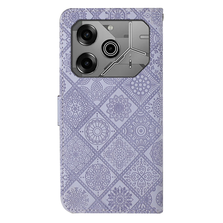 For Tecno Pova 6 / 6 Pro Ethnic Style Embossed Pattern Leather Phone Case