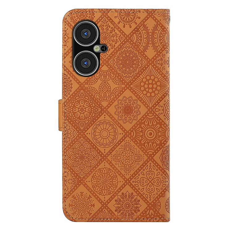 For Tecno Pova Neo 3 Ethnic Style Embossed Pattern Leather Phone Case