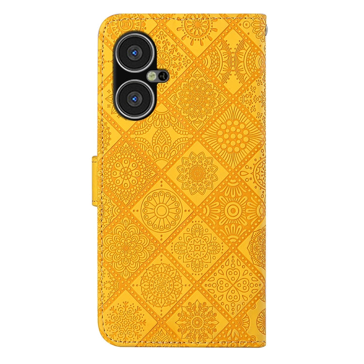 For Tecno Pova Neo 3 Ethnic Style Embossed Pattern Leather Phone Case