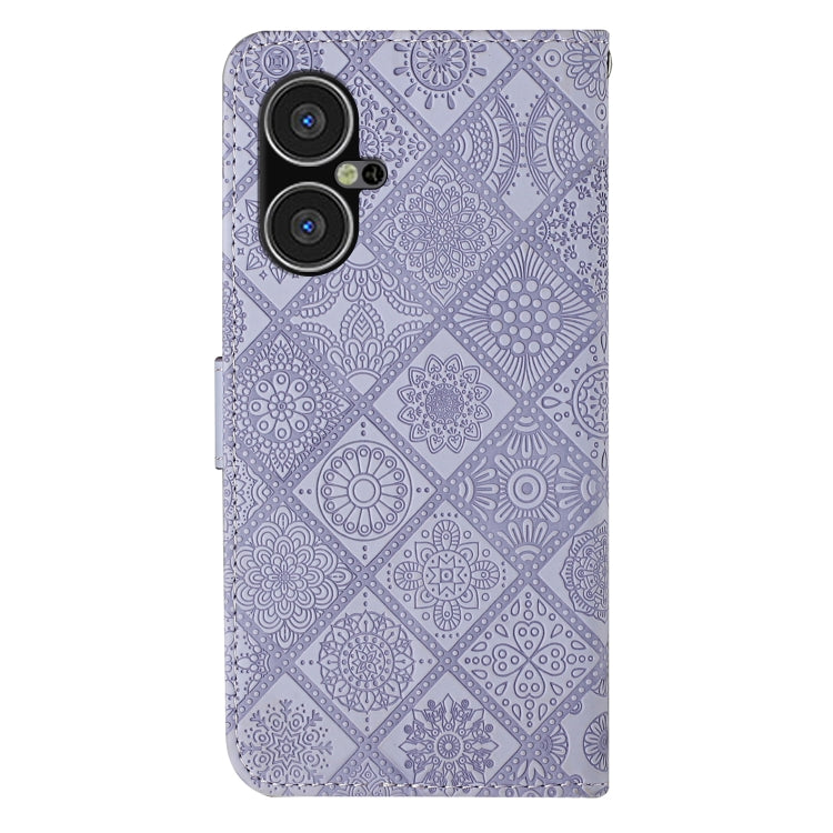 For Tecno Pova Neo 3 Ethnic Style Embossed Pattern Leather Phone Case