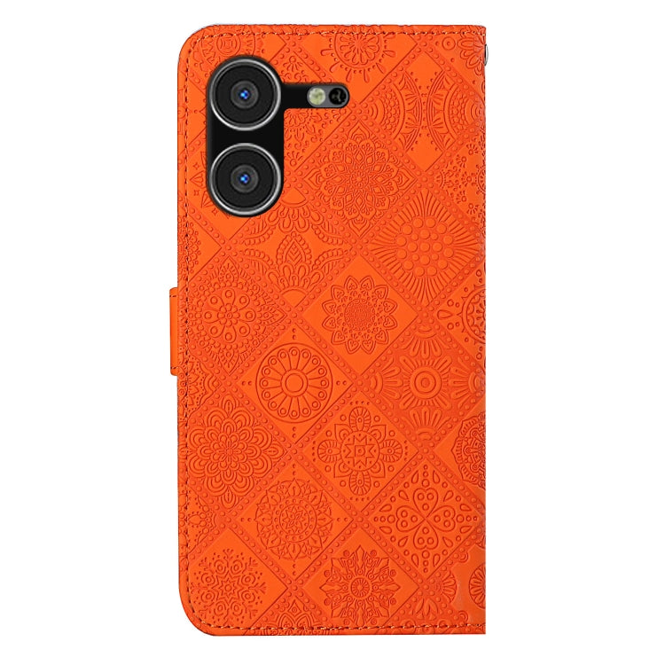 For Tecno Pova 5 Ethnic Style Embossed Pattern Leather Phone Case