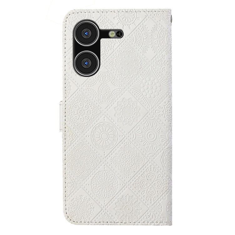 For Tecno Pova 5 Ethnic Style Embossed Pattern Leather Phone Case