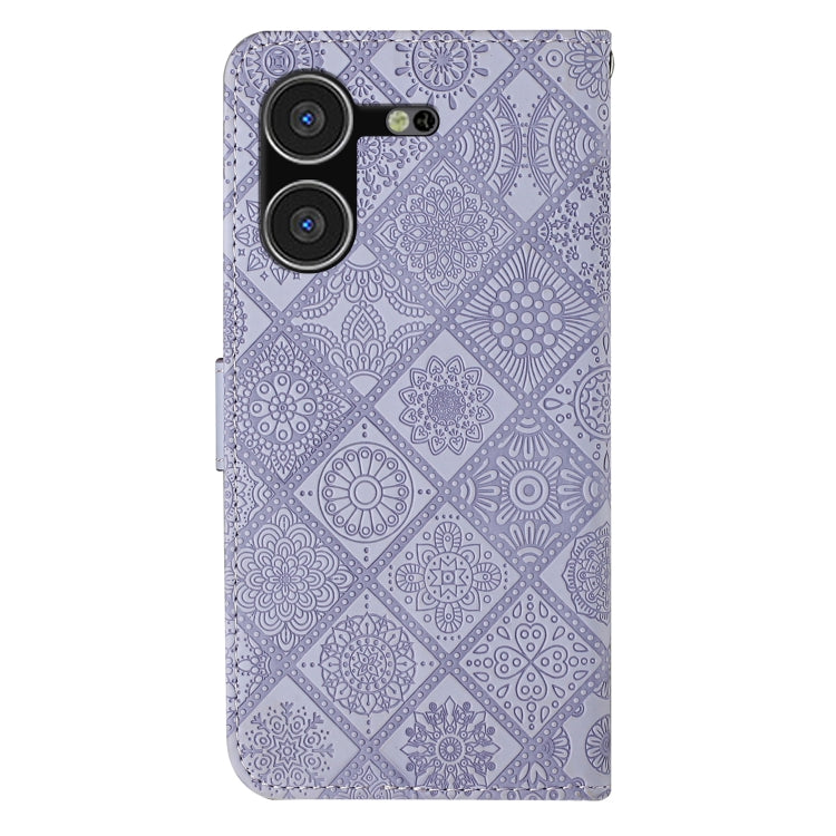 For Tecno Pova 5 Ethnic Style Embossed Pattern Leather Phone Case