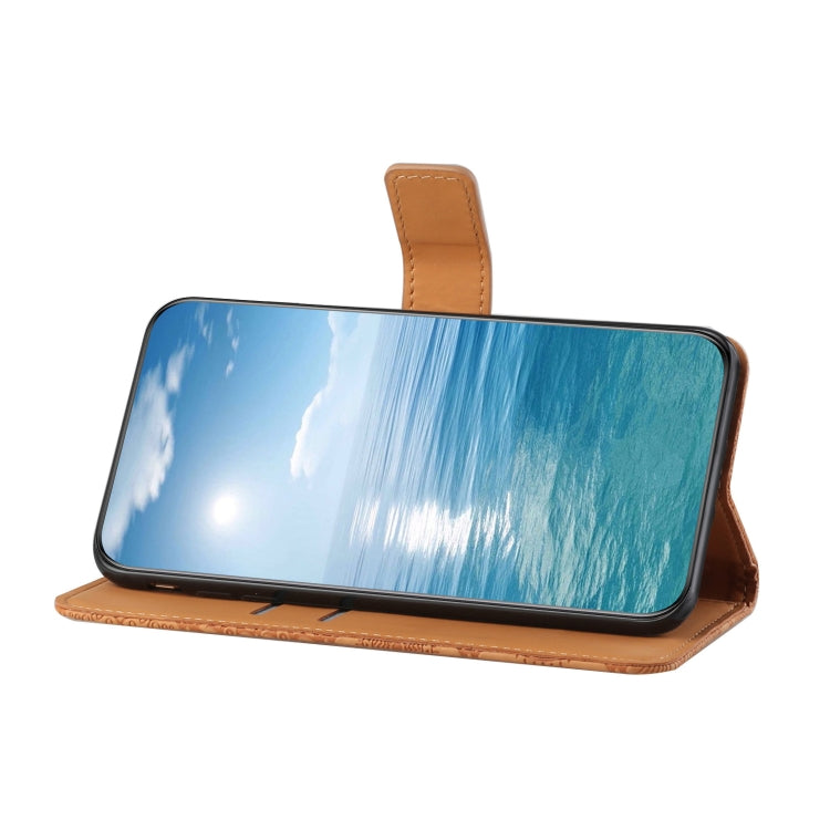 For Tecno Pova 5 Pro Ethnic Style Embossed Pattern Leather Phone Case