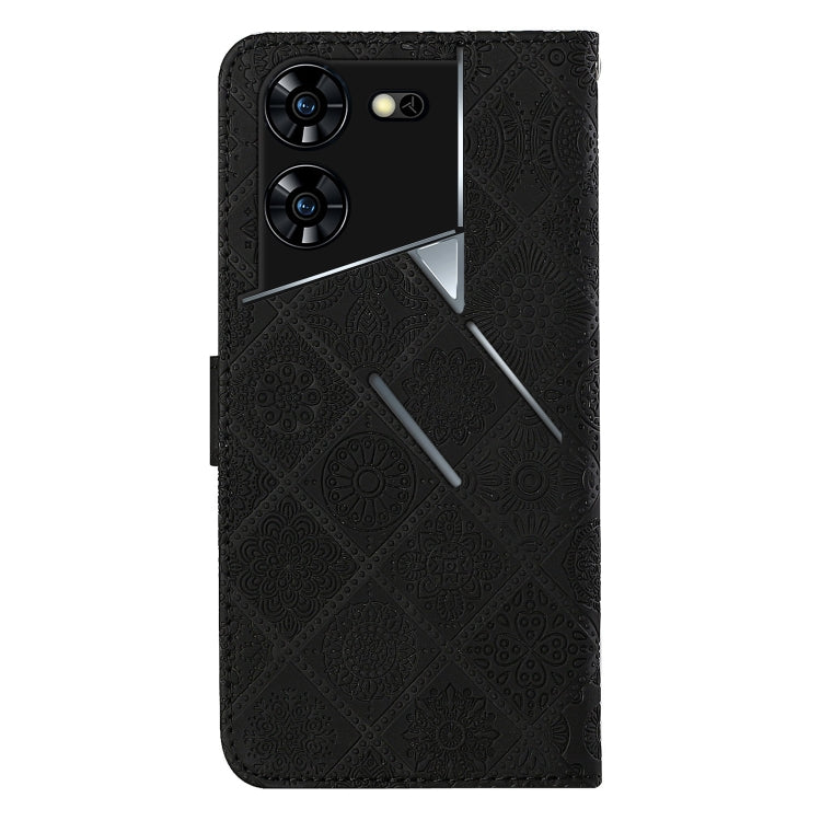 For Tecno Pova 5 Pro Ethnic Style Embossed Pattern Leather Phone Case