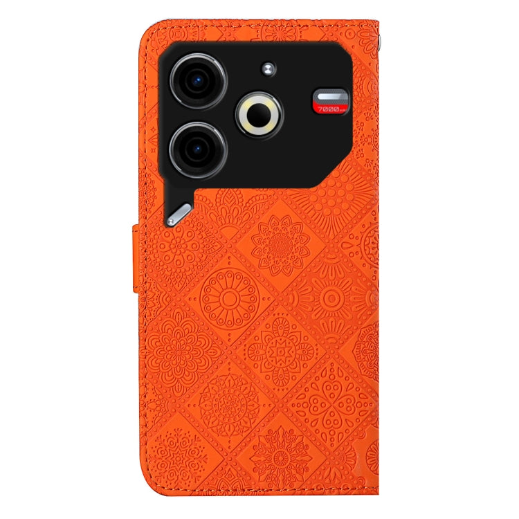 For Tecno Pova 6 Neo Ethnic Style Embossed Pattern Leather Phone Case