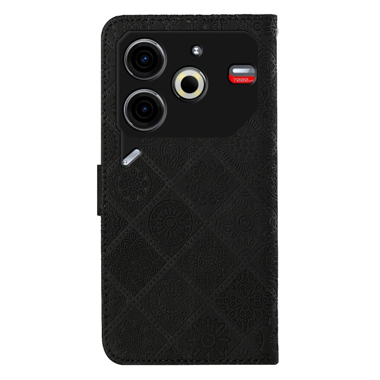 For Tecno Pova 6 Neo Ethnic Style Embossed Pattern Leather Phone Case