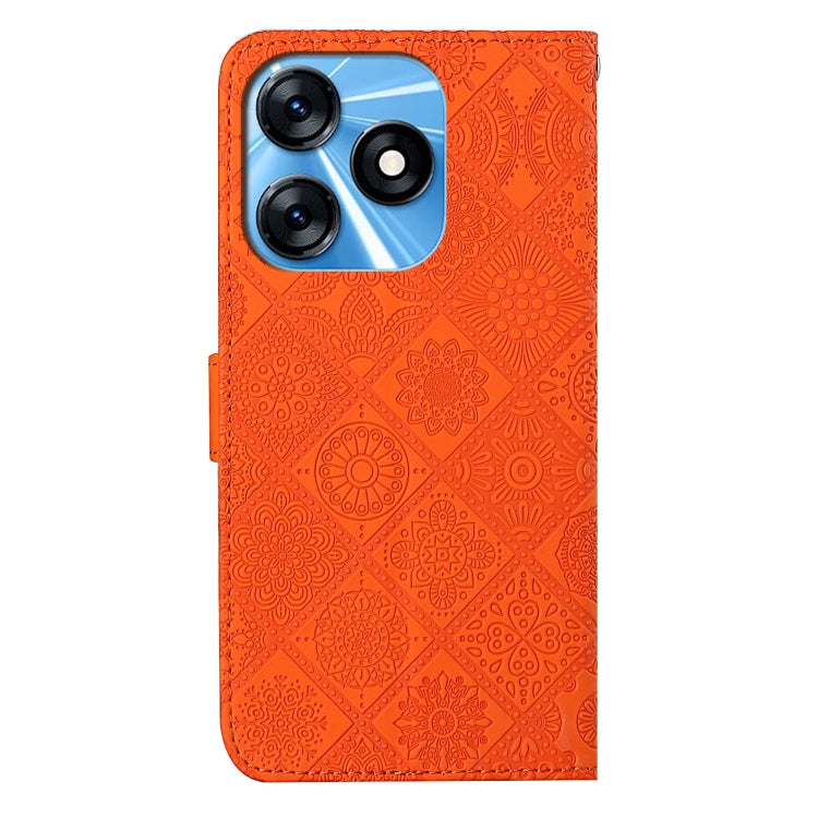 For Tecno Spark 10 / Spark 10C Ethnic Style Embossed Pattern Leather Phone Case