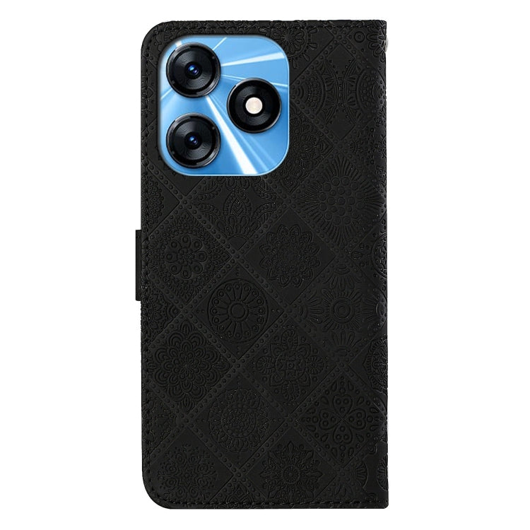 For Tecno Spark 10 / Spark 10C Ethnic Style Embossed Pattern Leather Phone Case