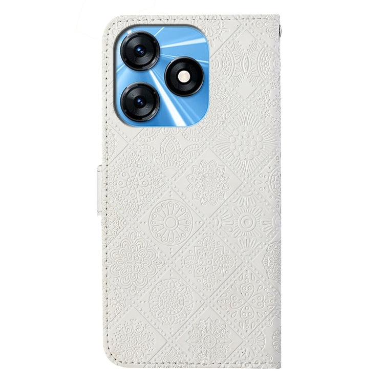 For Tecno Spark 10 / Spark 10C Ethnic Style Embossed Pattern Leather Phone Case