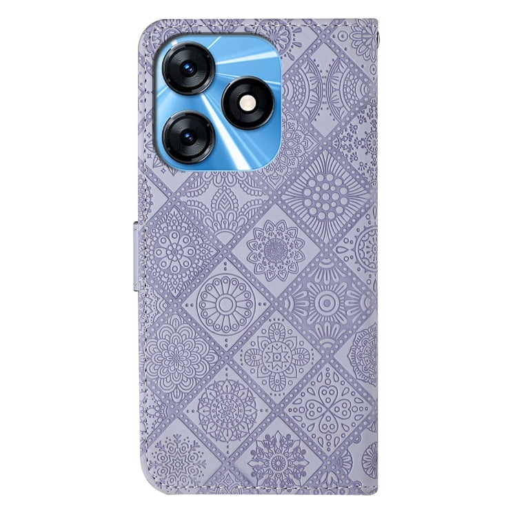 For Tecno Spark 10 / Spark 10C Ethnic Style Embossed Pattern Leather Phone Case
