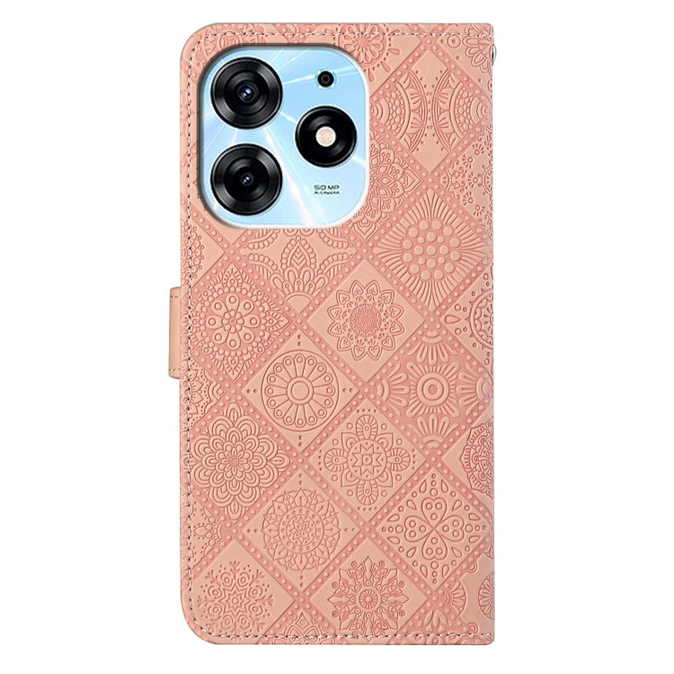 For Tecno Spark 10 Pro Ethnic Style Embossed Pattern Leather Phone Case