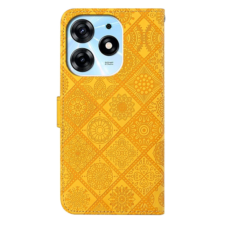 For Tecno Spark 10 Pro Ethnic Style Embossed Pattern Leather Phone Case