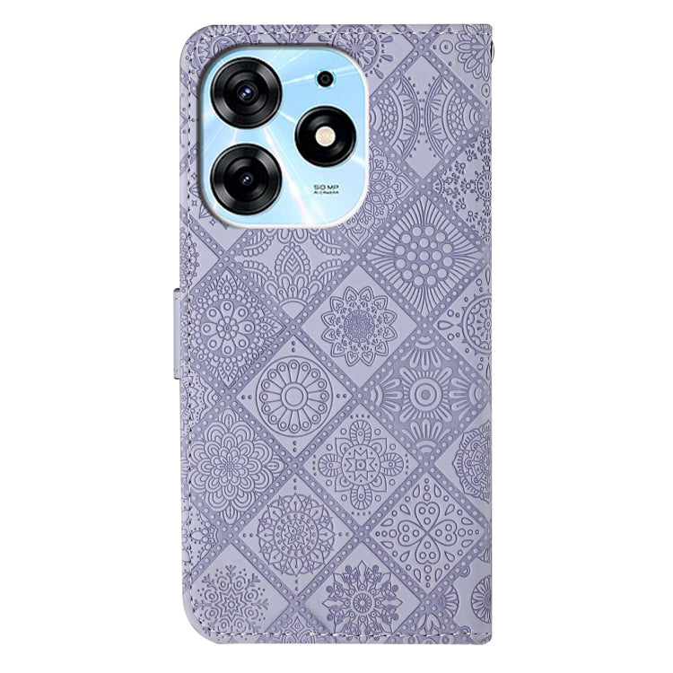 For Tecno Spark 10 Pro Ethnic Style Embossed Pattern Leather Phone Case