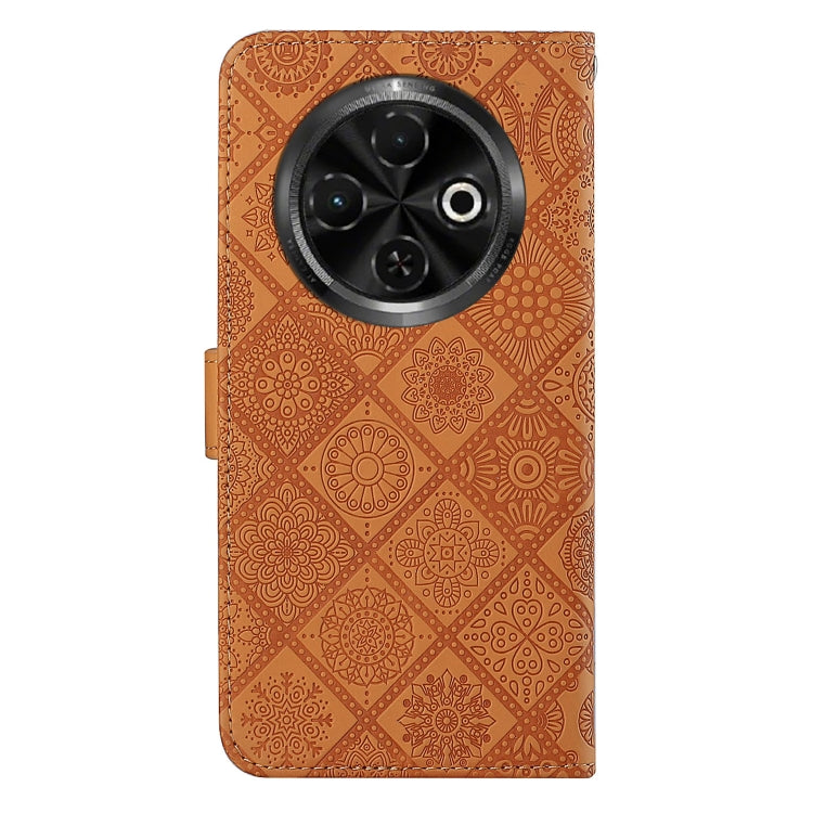 For Tecno Spark 30C Ethnic Style Embossed Pattern Leather Phone Case