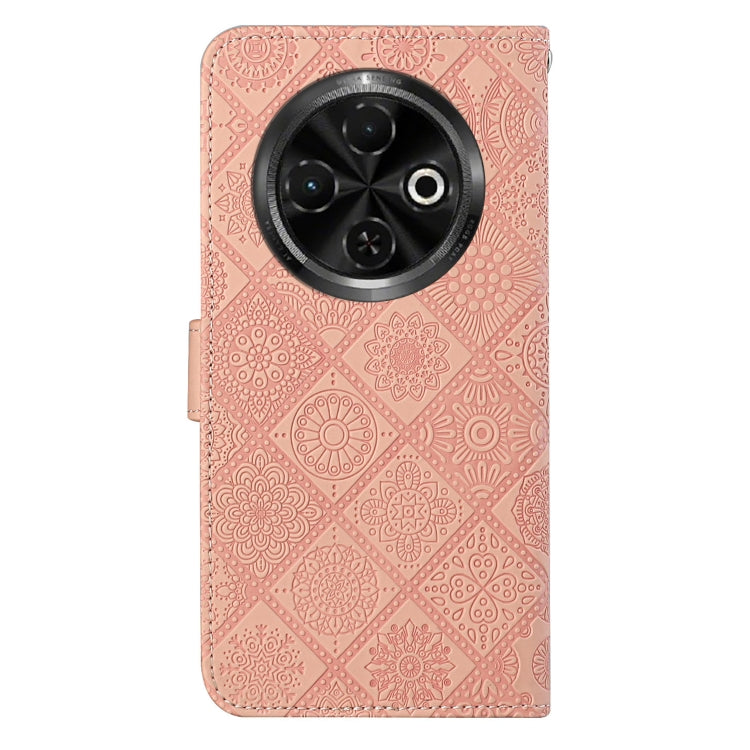 For Tecno Spark 30C Ethnic Style Embossed Pattern Leather Phone Case