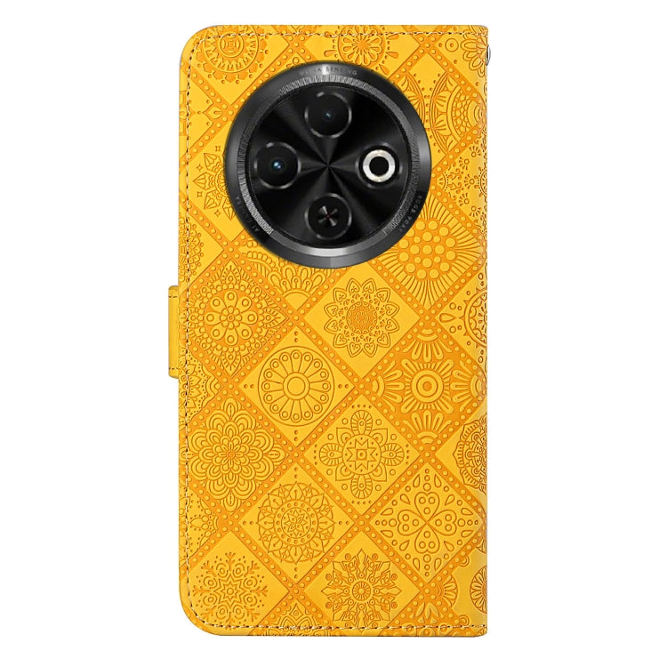 For Tecno Spark 30C Ethnic Style Embossed Pattern Leather Phone Case