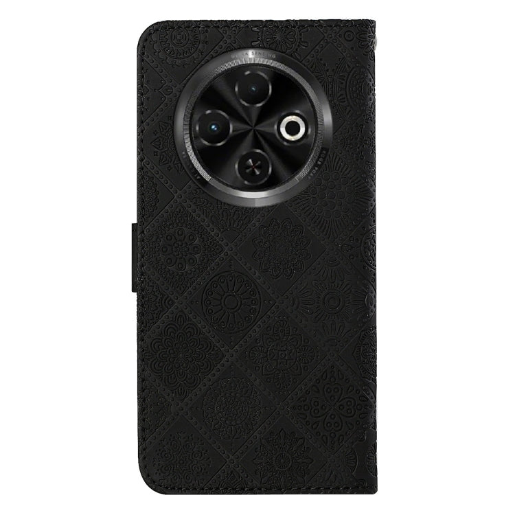For Tecno Spark 30C Ethnic Style Embossed Pattern Leather Phone Case