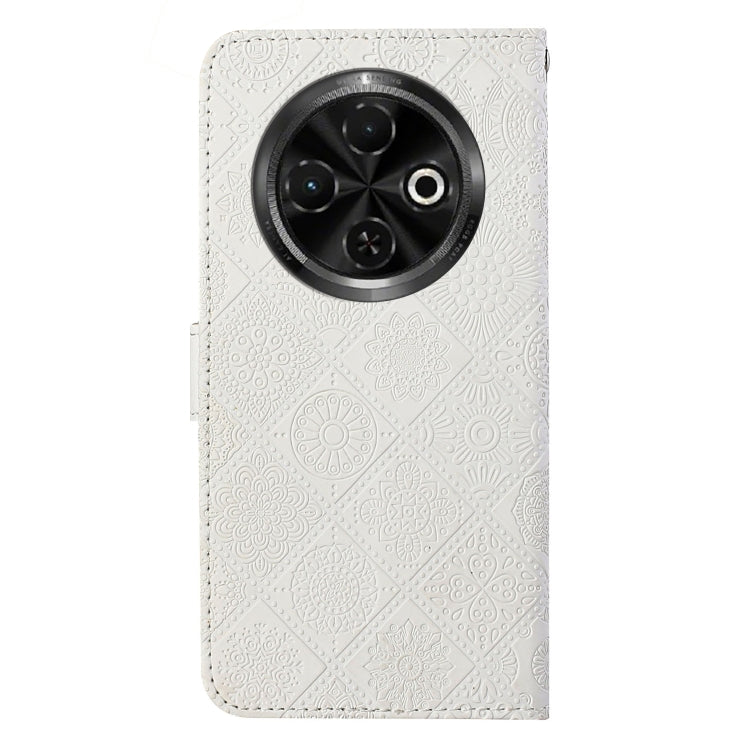 For Tecno Spark 30C Ethnic Style Embossed Pattern Leather Phone Case