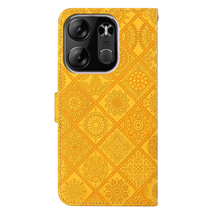 For Tecno Spark Go 2023 Ethnic Style Embossed Pattern Leather Phone Case