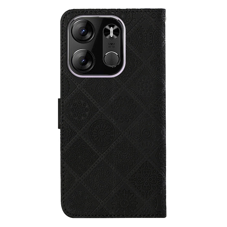 For Tecno Spark Go 2023 Ethnic Style Embossed Pattern Leather Phone Case