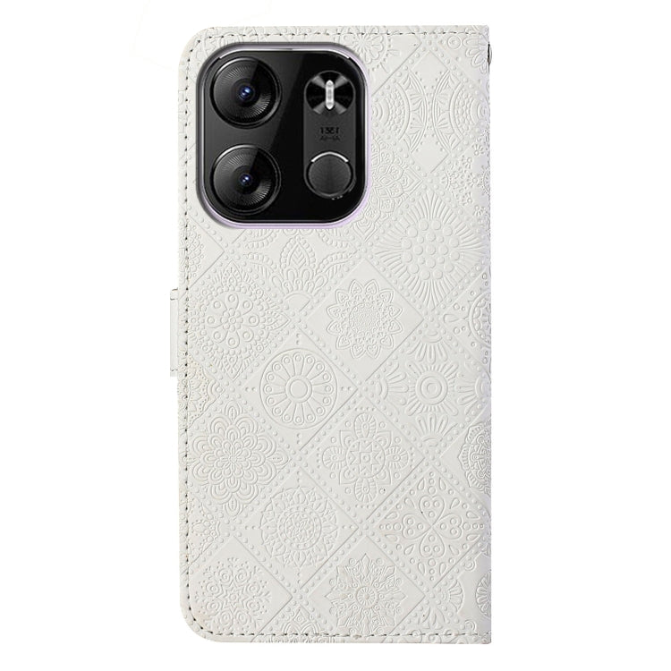 For Tecno Spark Go 2023 Ethnic Style Embossed Pattern Leather Phone Case