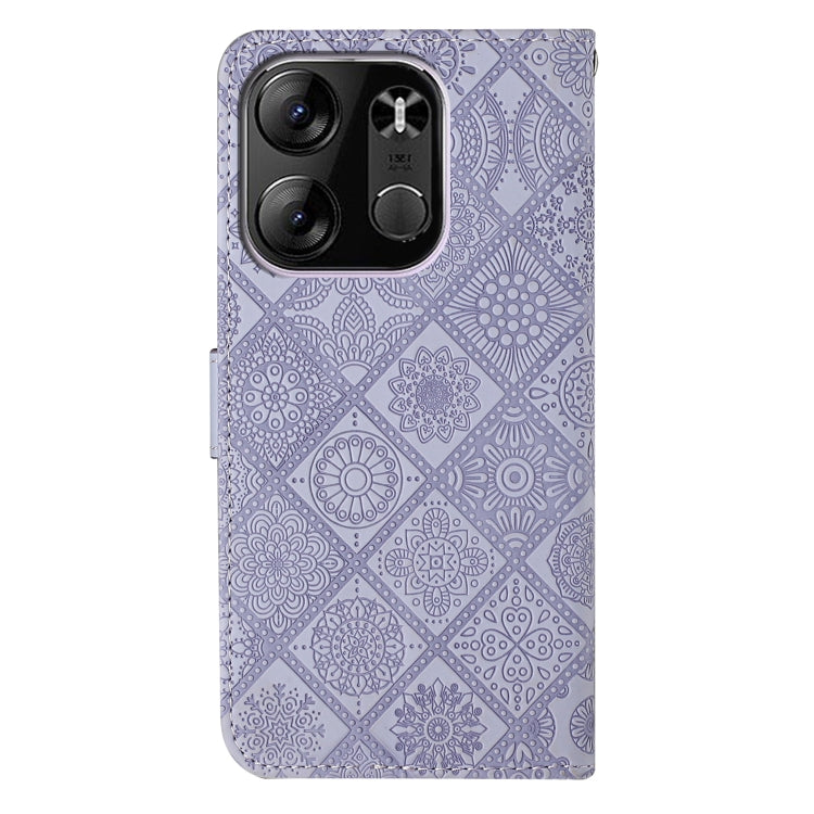 For Tecno Spark Go 2023 Ethnic Style Embossed Pattern Leather Phone Case
