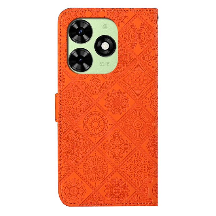 For Tecno Spark Go 2024 Ethnic Style Embossed Pattern Leather Phone Case
