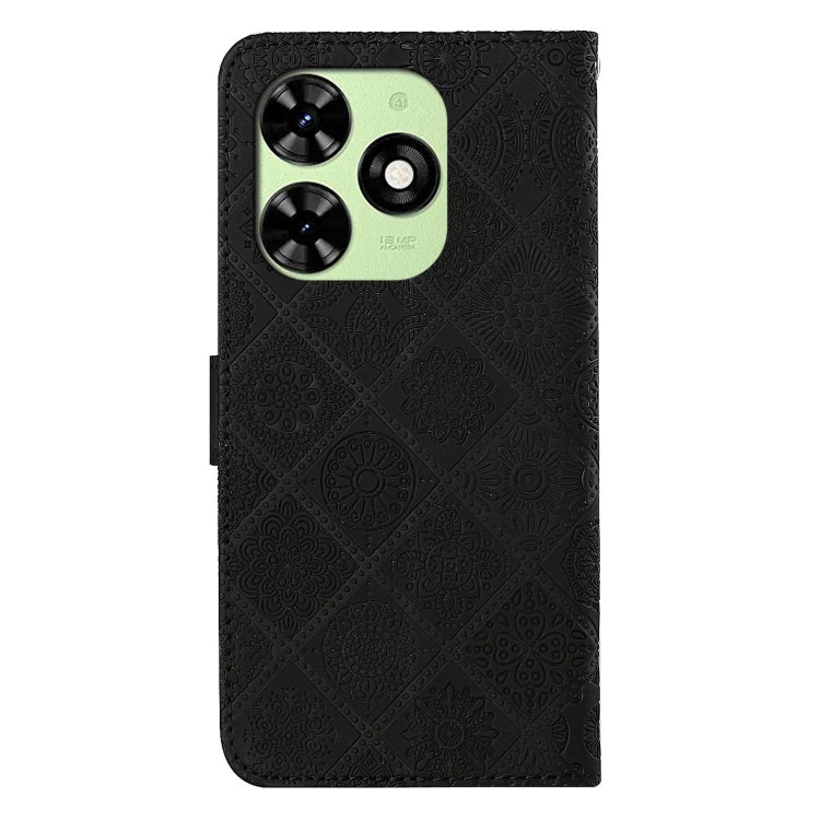 For Tecno Spark Go 2024 Ethnic Style Embossed Pattern Leather Phone Case