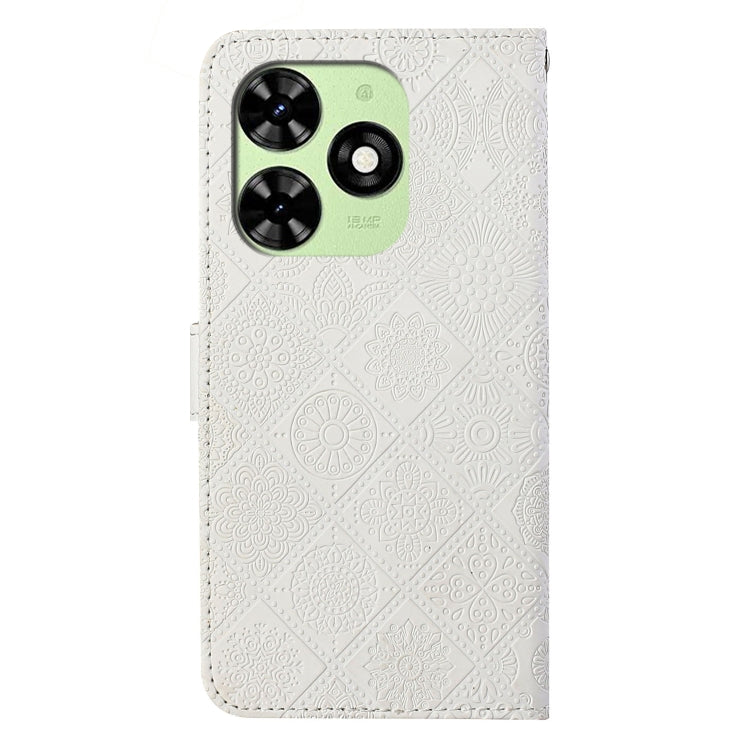 For Tecno Spark Go 2024 Ethnic Style Embossed Pattern Leather Phone Case