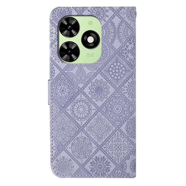 For Tecno Spark Go 2024 Ethnic Style Embossed Pattern Leather Phone Case