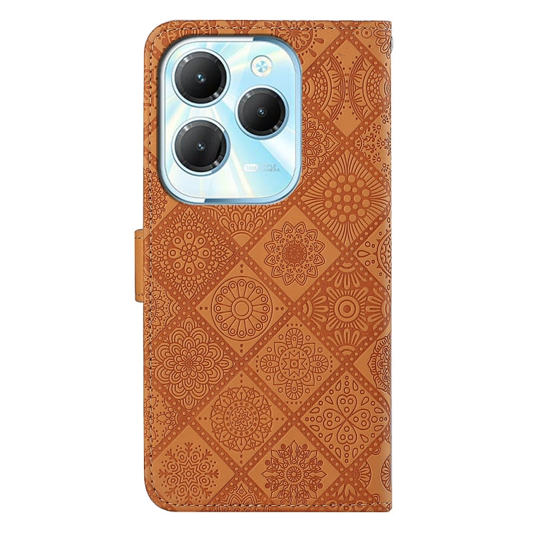 For Infinix Hot 40 / 40 Pro Ethnic Style Embossed Pattern Leather Phone Case
