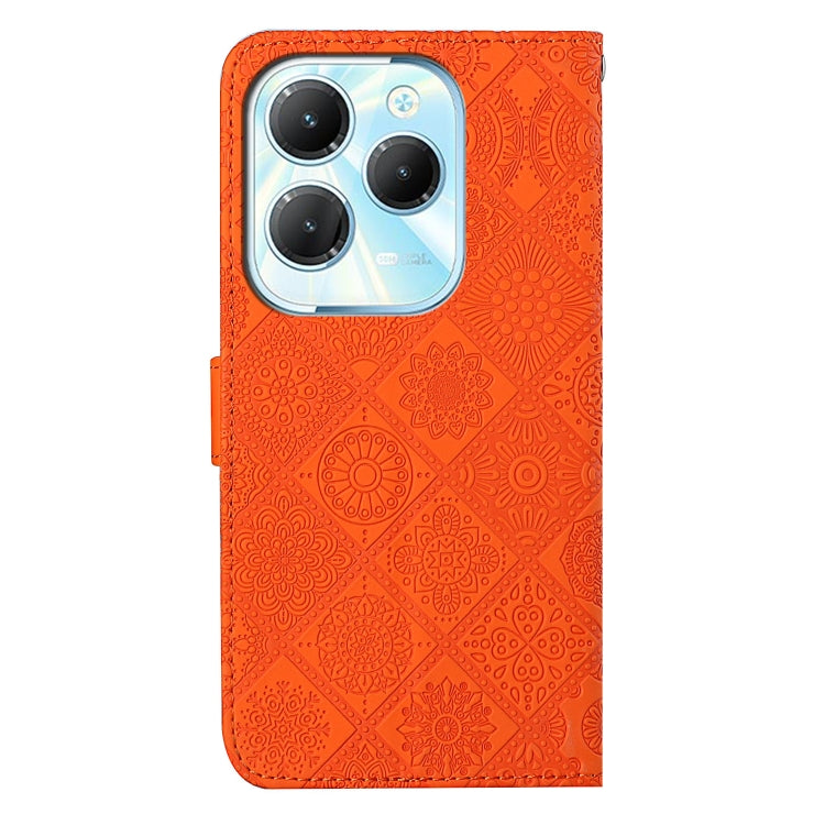 For Infinix Hot 40 / 40 Pro Ethnic Style Embossed Pattern Leather Phone Case